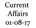 Current Affairs 1st Aug 2017